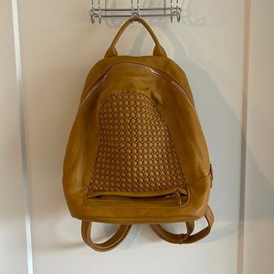Vegan leather stylish backpack